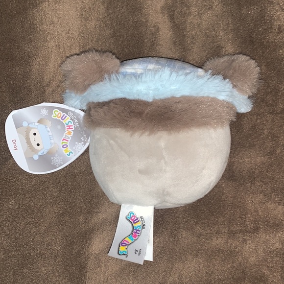Squishmallow Dray Yeti Gray Bigfoot Plush Stuffed Animal Toy New 4.5" Christmas - Picture 2 of 4